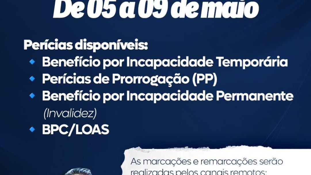 THIAGO FLORES: Mutirão de perícias do INSS volta a ser realizado em Ariquemes agora no início de maio 