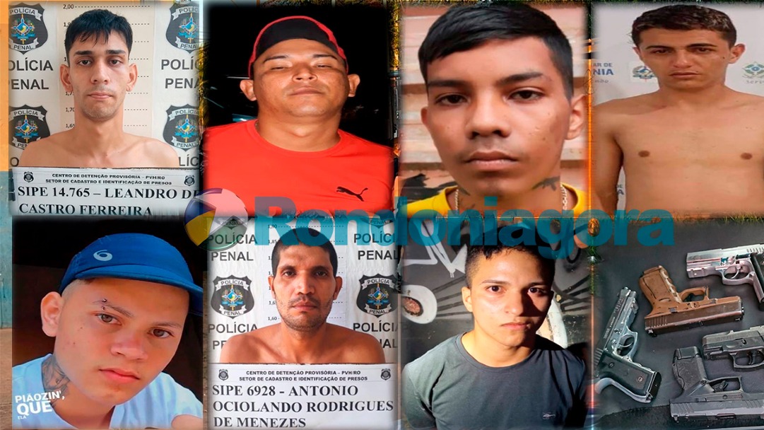Identificados os 7 criminosos mortos em confronto com a PM em Porto Velho