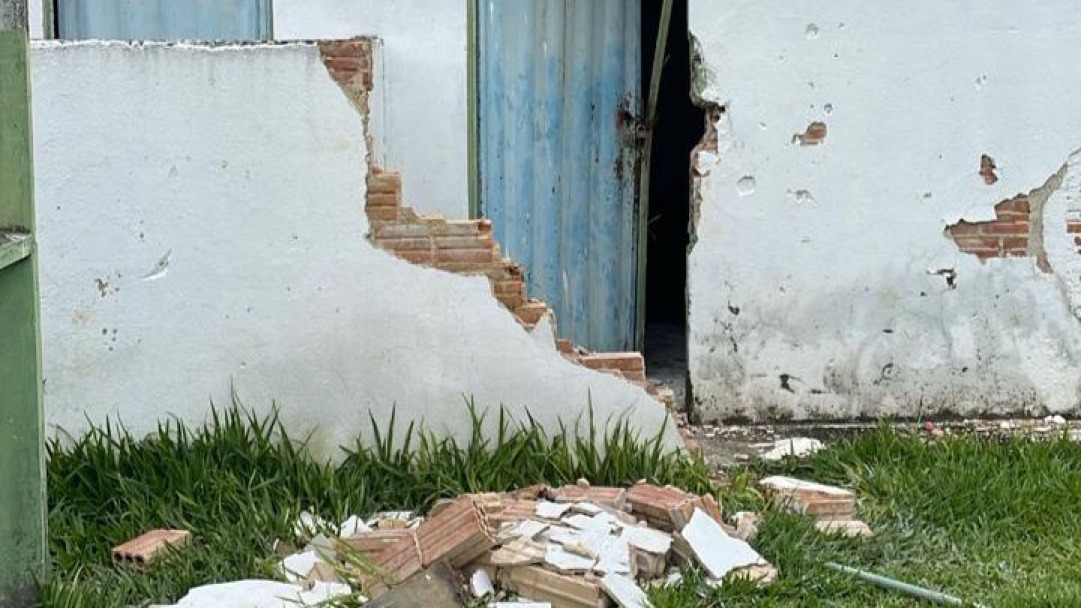 Estádio Municipal é furtado durante a madrugada