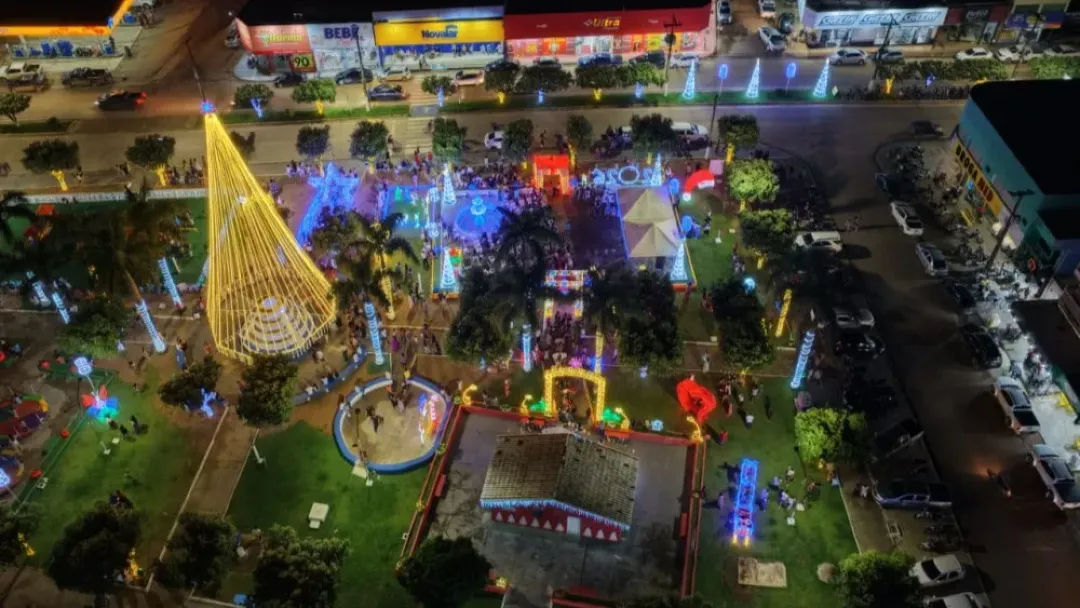 Rede elétrica da decoração de Natal é alvo de furtos e vandalismo em Buritis