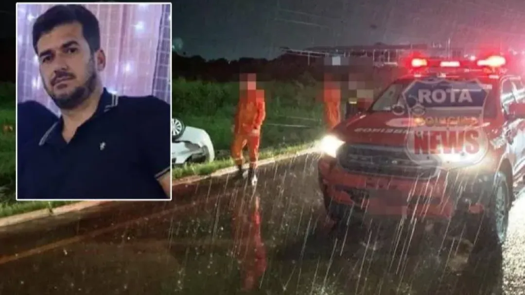 TRAGÉDIA - A caminho do hospital para visitar o filho, homem morre após capotar carro na BR-364 em Rondônia