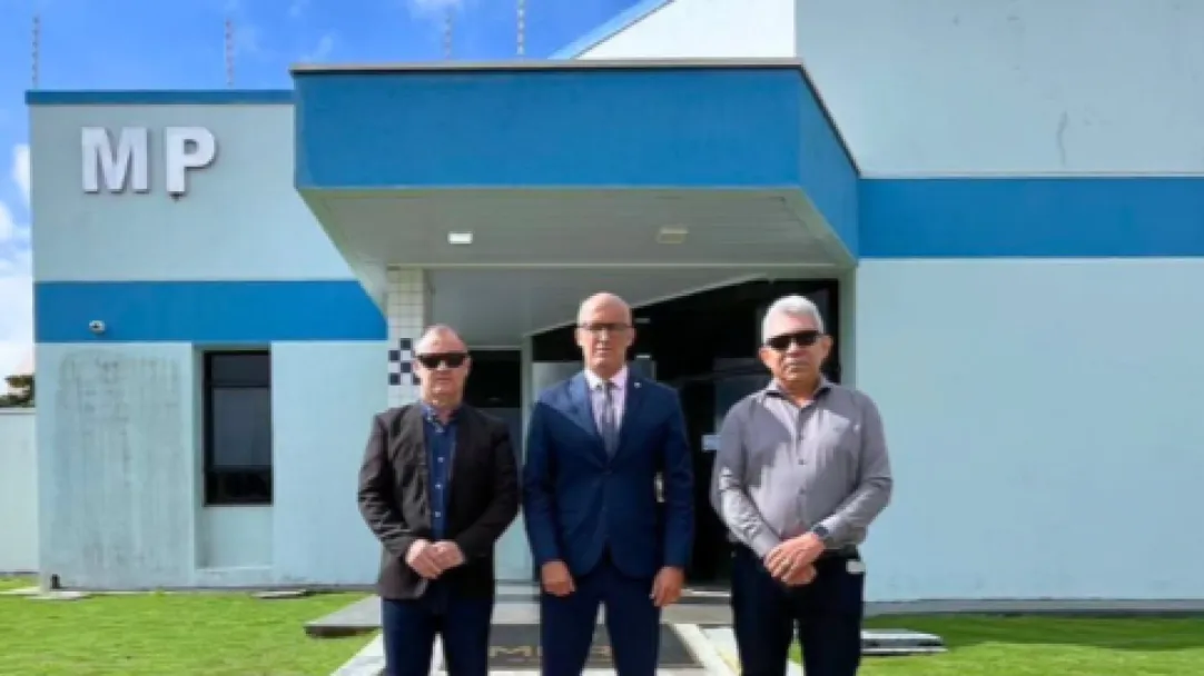 Delegado-geral da Polícia Civil cumpre agenda em Buritis e reforça parceria com o MP