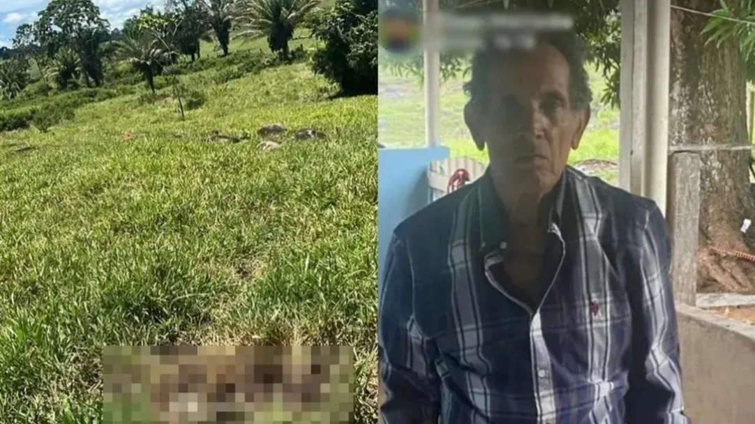 Ossada humana é encontrada em pasto e pode ser de idoso desaparecido na zona rural
