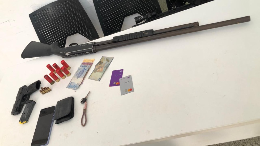 Polícia de Campo Novo de Rondônia prende suspeitos após roubo e confronto na BR-421