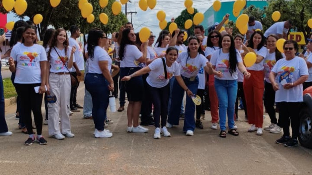 Caminhada “Faça Bonito” mobiliza comunidade em defesa das crianças e adolescentes em Buritis