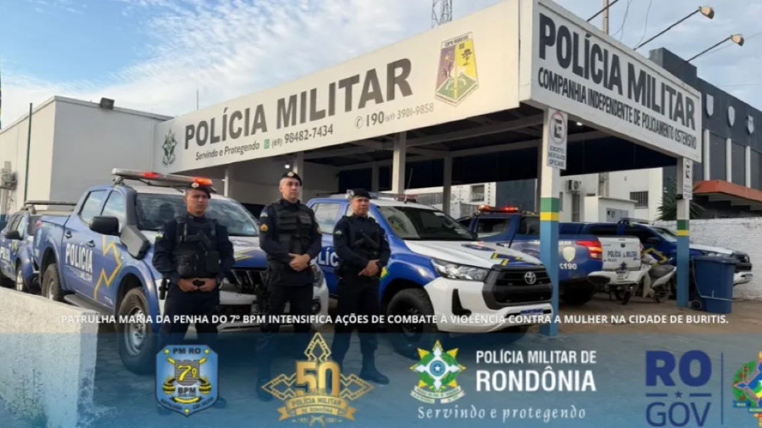 PATRULHA MARIA DA PENHA DO 7º BPM INTENSIFICA AÇÕES DE COMBATE À VIOLÊNCIA CONTRA A MULHER NA CIDADE DE BURITIS