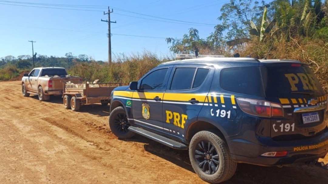 PRF em Rondônia apreende quase 2,5 toneladas de cassiterita em Ariquemes