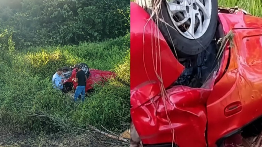 Quatro pessoas morrem e uma fica gravemente ferida em acidente na BR-364
