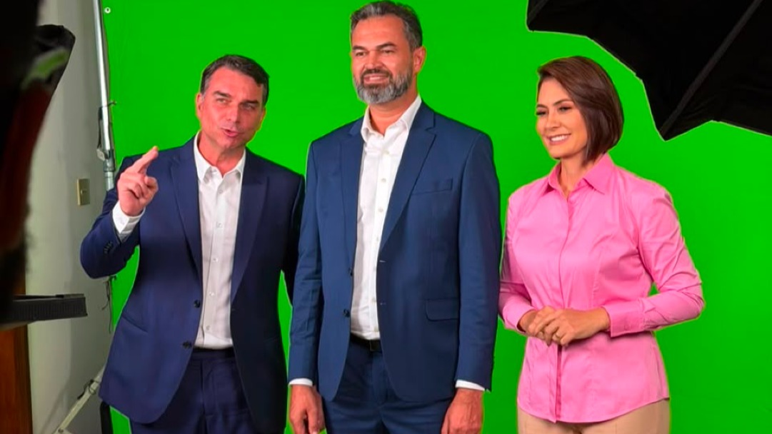  Michelle e Flávio Bolsonaro reforçam apoio a Bruno Bolsonaro Scheid em Rondônia