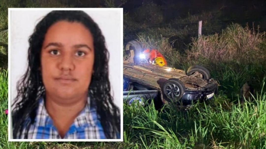 Mulher de 29 anos morre após carro capotar na conhecida curva da morte na BR-364
