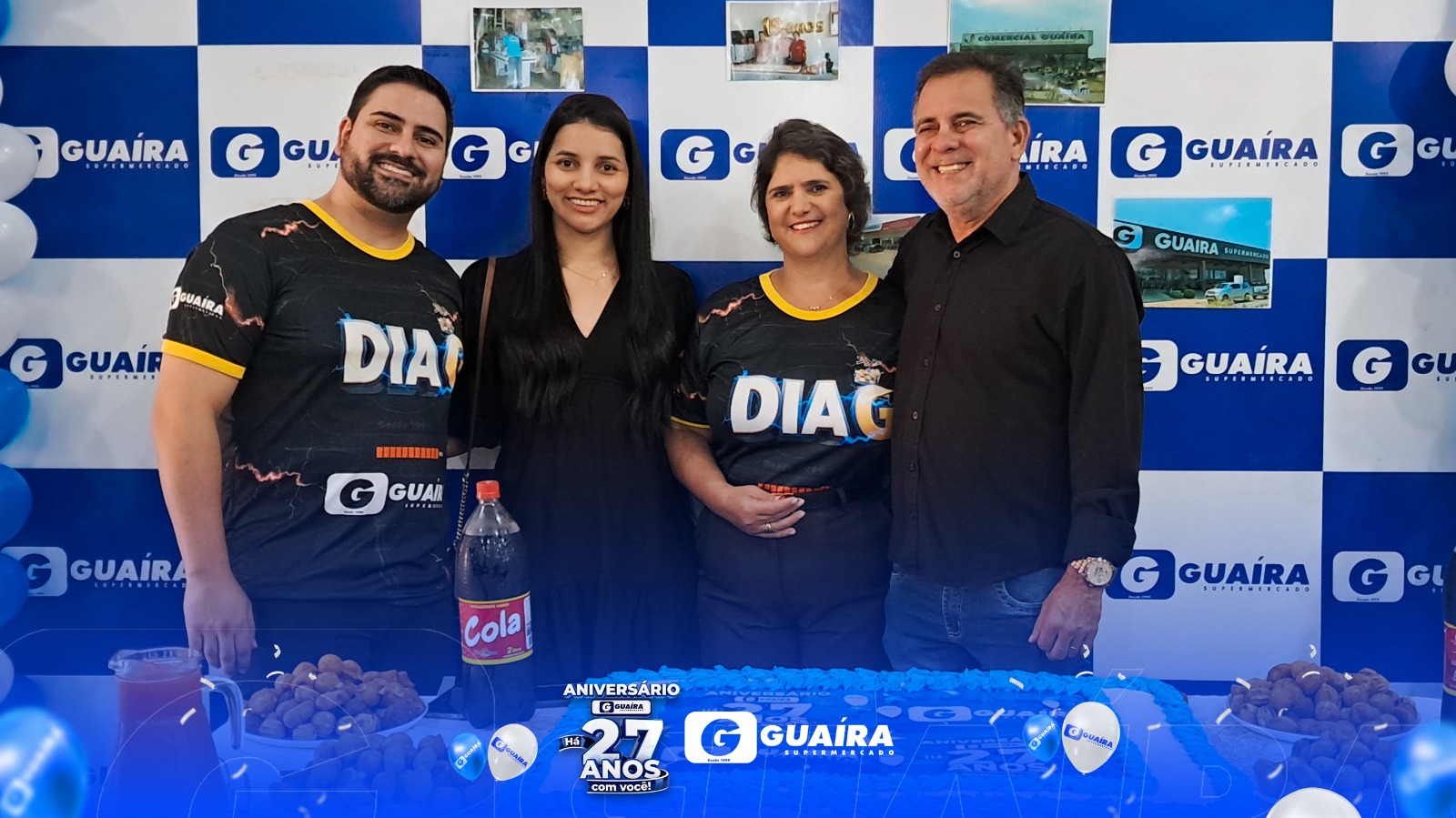    Guaíra Supermercado comemorou 27 anos com café da manhã, bolo e ofertas especiais - 1