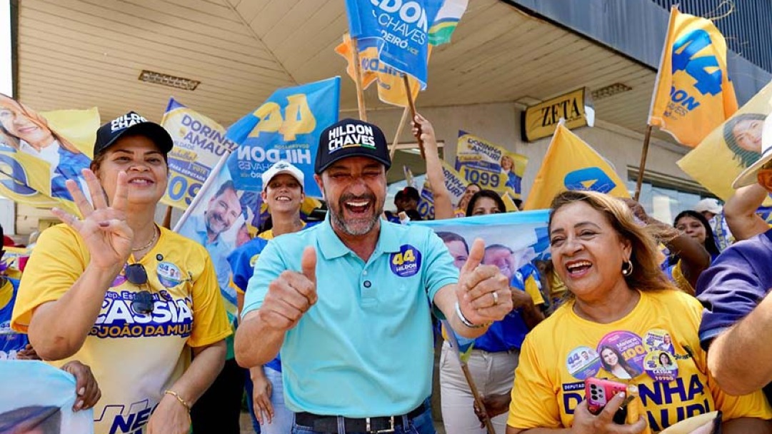 Hildon aparece em segundo lugar no agregador Inteligov/EXAME, com 25,6%