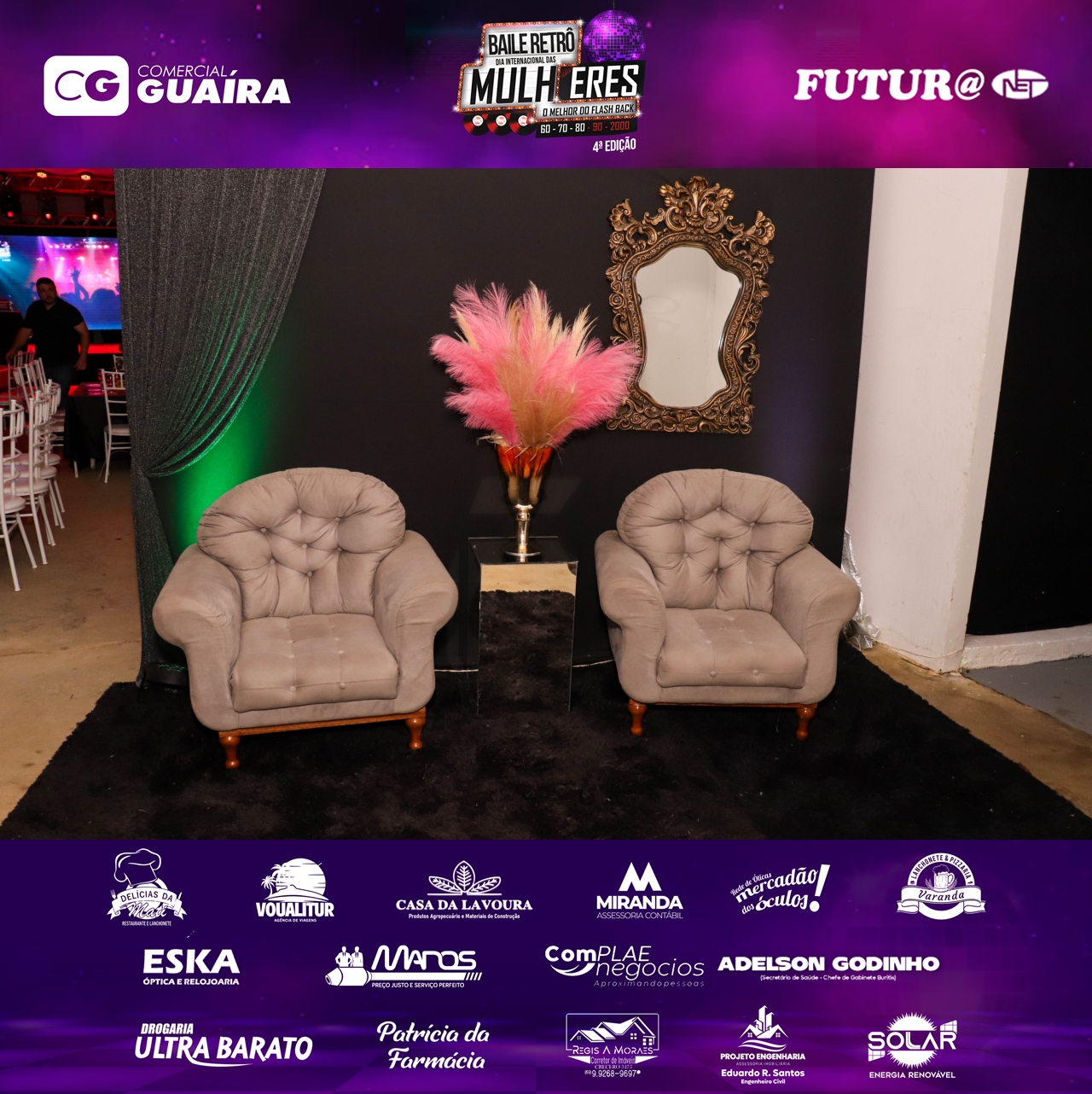    4° BAILE DIA INTERNACIONAL DA MULHER -BAILE RETRÔ	 - 1