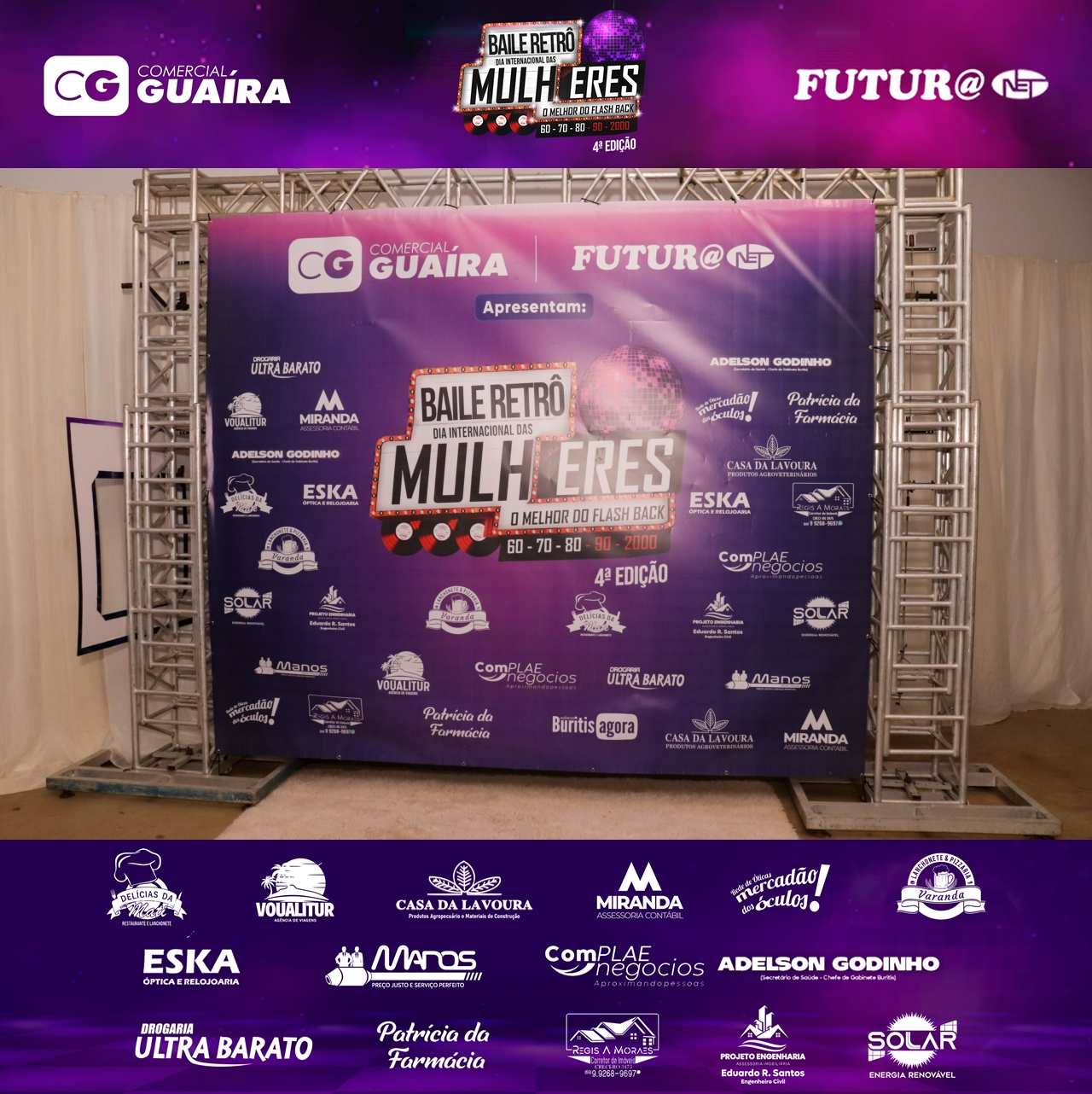    4° BAILE DIA INTERNACIONAL DA MULHER -BAILE RETRÔ	 - 0