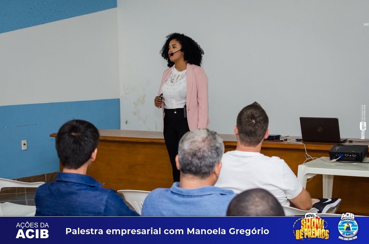    Acib realiza palestra empresarial com a presença de Manoela Gregório - 1