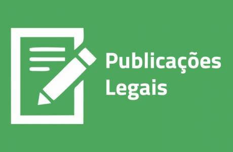PUBLICAÇÃO LEGAL