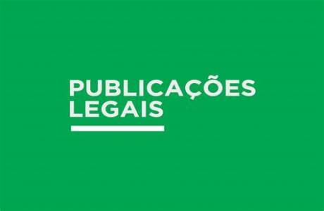 PUBLICAÇÃO LEGAL 
